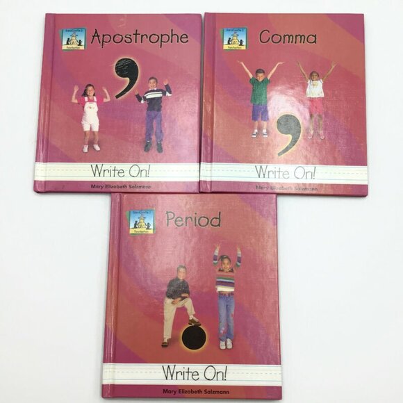 Punctuation Books Complete Set of 6 Mary Salzmann SandCastle Write On Series - Picture 2 of 11